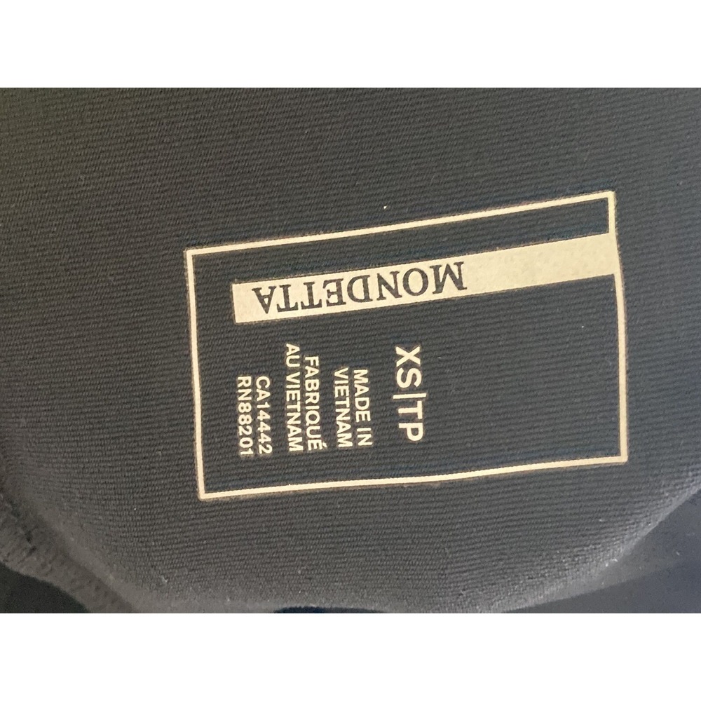 Mondetta Womens High Waisted Active‎ Legging Black RoseWood XS NWT Gym Workout - Picture 6 of 8